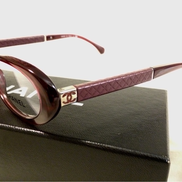 Authentic NEW w/box Chanel Merlot Women's Eyeglasses - Picture 2 of 9